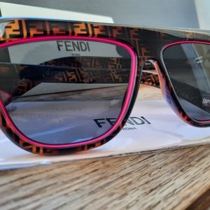 Fendi FF Large Cat Eye Sunglasses